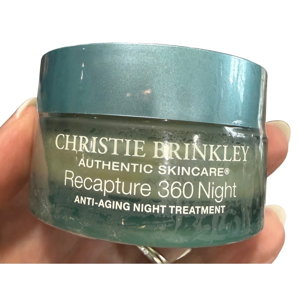 Christie Brinkley Skincare Recapture 360 Anti-Aging Night Treatment 1 fl oz Jar